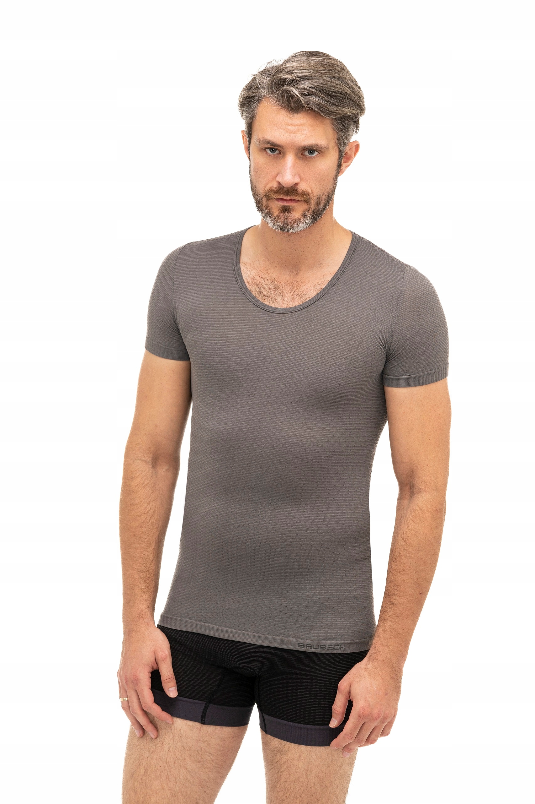BRUBECK BASE LAYER KOSZULKA TERMOAKTYWNA UNISEX KRÓTKI RĘKAW POTÓWKA L Płeć mężczyzna