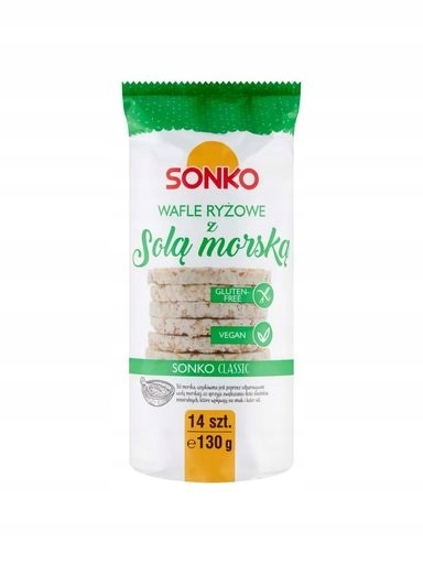 Levně 10 x Rýžové oplatky s mořskou solí Sonko 130 g