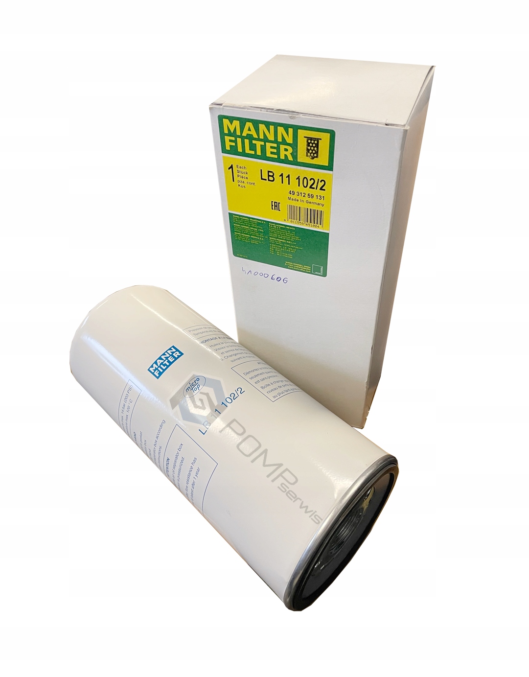 LB11102/2 Mann+humme Filter Odlučovača Oleja
