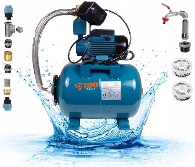 Kompletná Sada 250 Hydrofor 24 L S Príslušenstvom