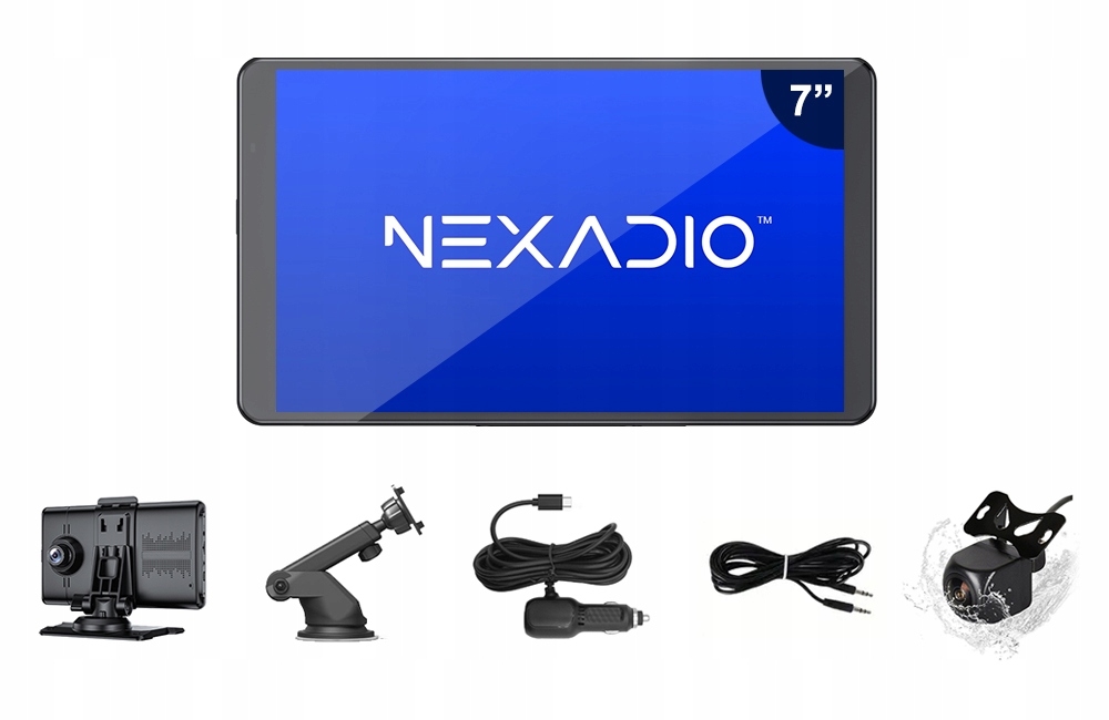 Nexadio CC100 Ekran samochodowy CarPlay/Android Auto, wideorejestrator 2K — 16