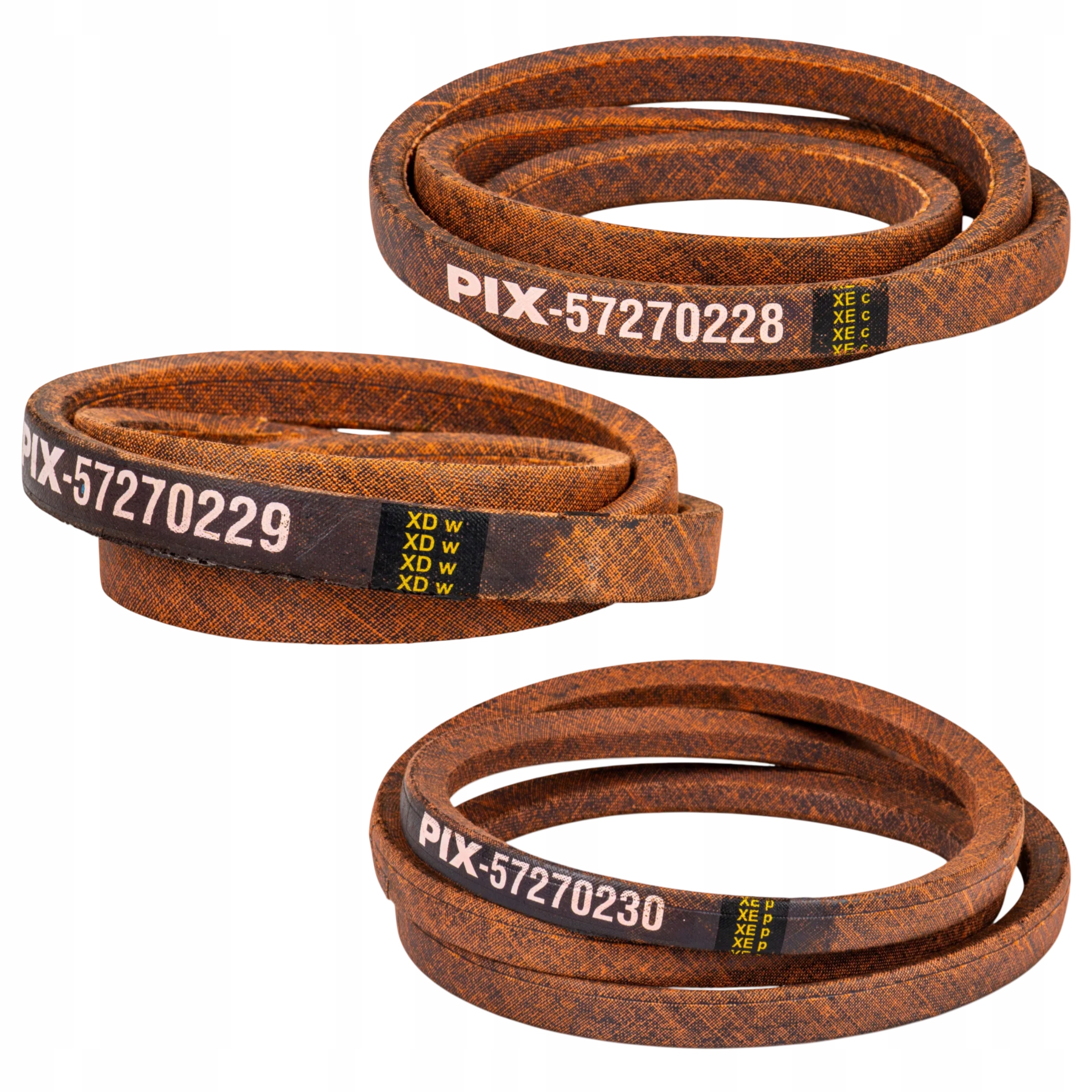 Komplet pasków traktorka Mtd Yard Man 754-0280A 754-0281 754-0329A