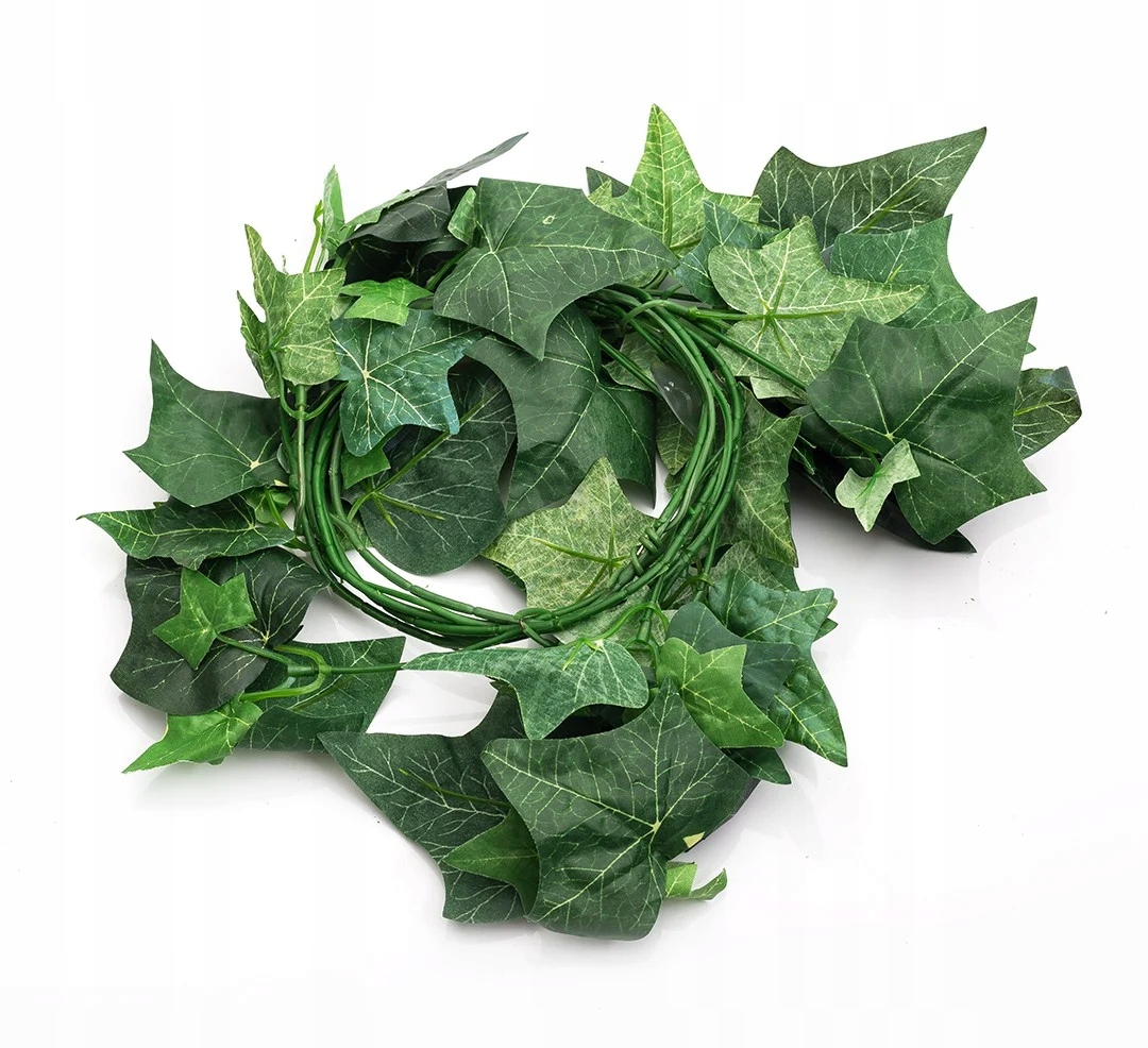 Levně Závěsná Rostlina Umělý Břečťan Hedera Do Terária Pro Plazy Obojživelníky 1,9 M