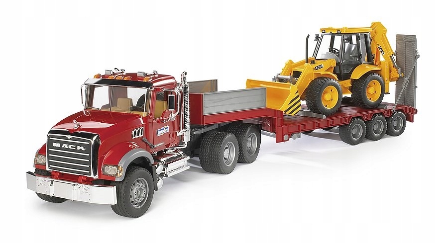 

Bruder Mack z naczepą/koparko ładowarką Jcb 02813