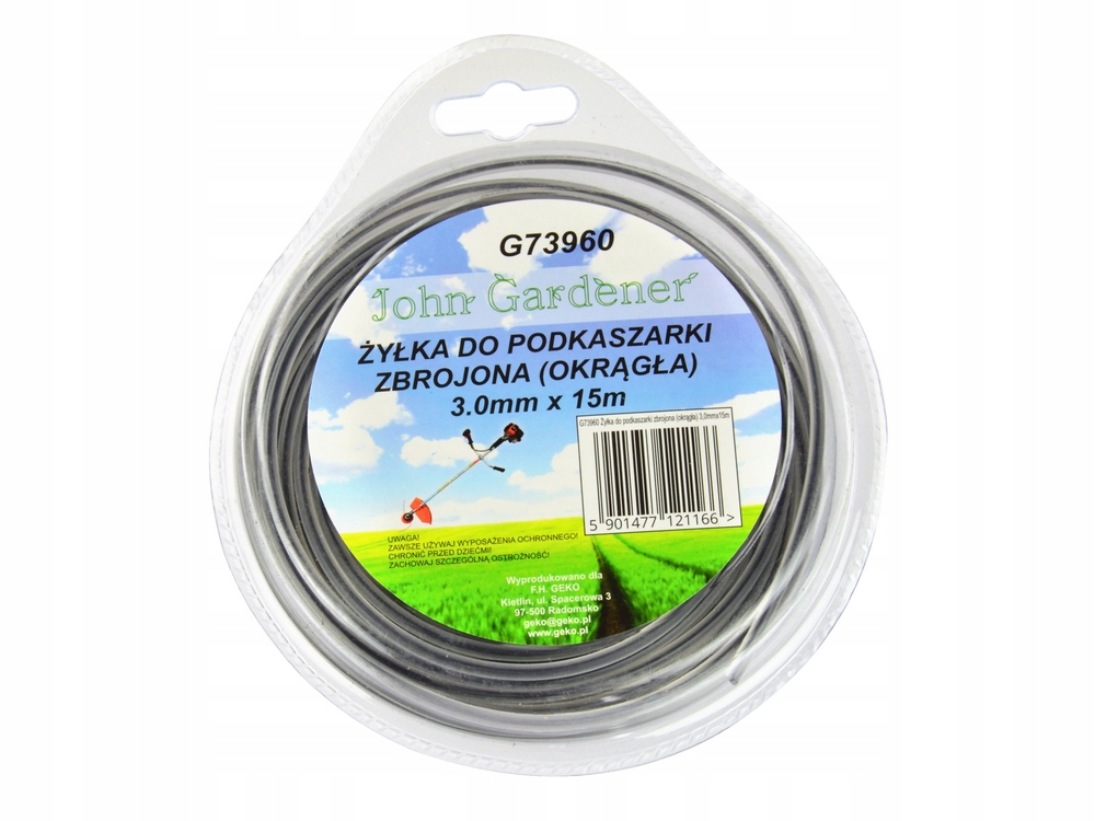 

Żyłka Tnąca Do Kosy Zbrojona Karbowana 3,0MM 15M