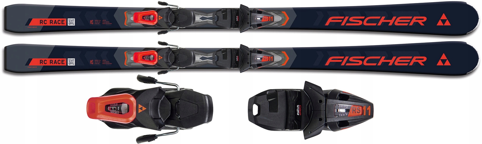 Fischer 2025 Narty Zjazdowe Rc Race Ar F18 RS11 Pr A32424 160 cm