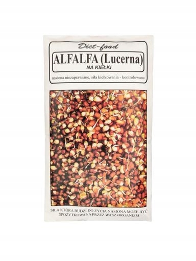 Levně 7 X Diet-food Alfalfa vojtěška na kiki 80 g