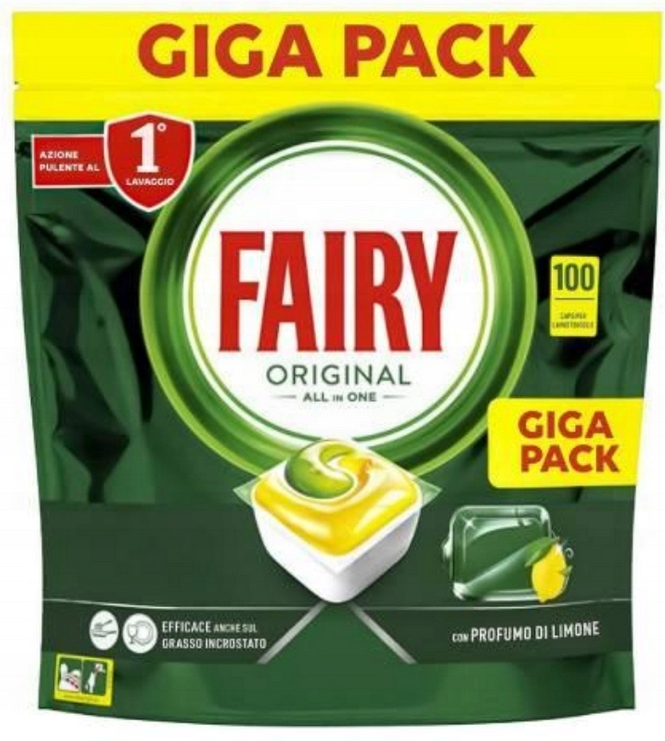 Fairy Original All In One Kapsle do myčky nádobí Citron 100 ks