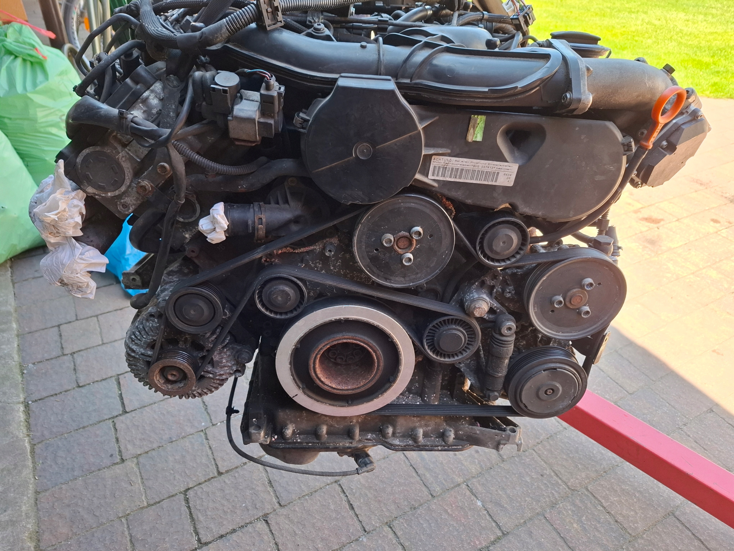 Двигатель Audi Q7 4L 3.0 tdi