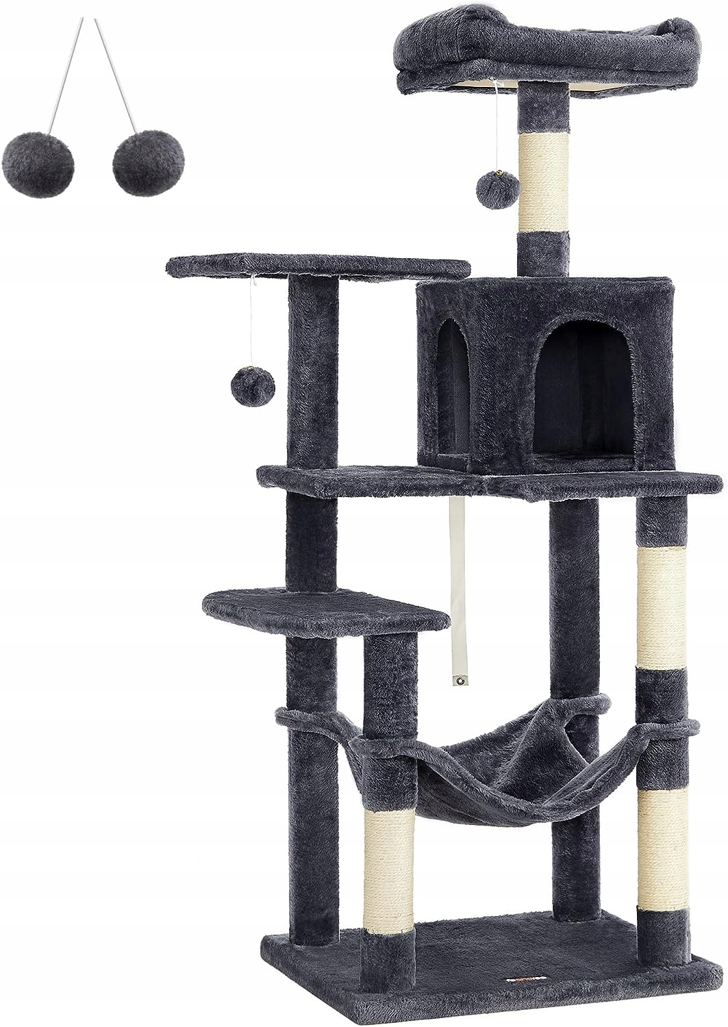 Drapak Dla Kota Duży Legowisko Wieża Słupek Domek 6 Poziomów 143cm