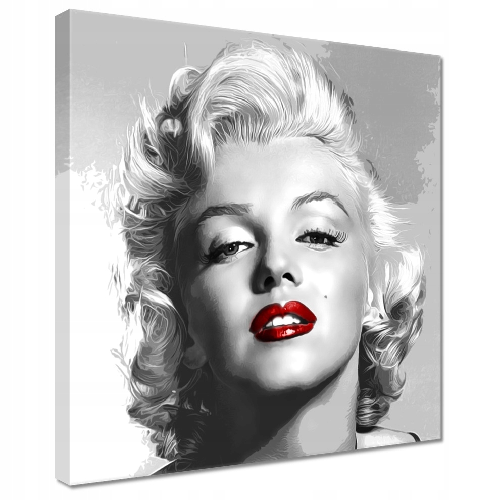 

Obrazy 50x50 Monroe Czerwone usta