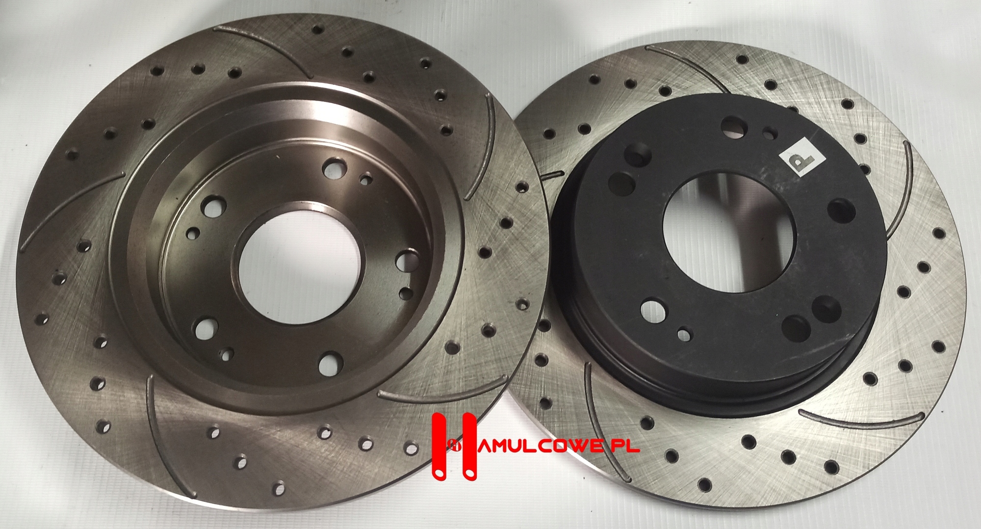 Tarcze NAWIERCANE NACINANE klocki tyl ACCORD VII Installation side Rear