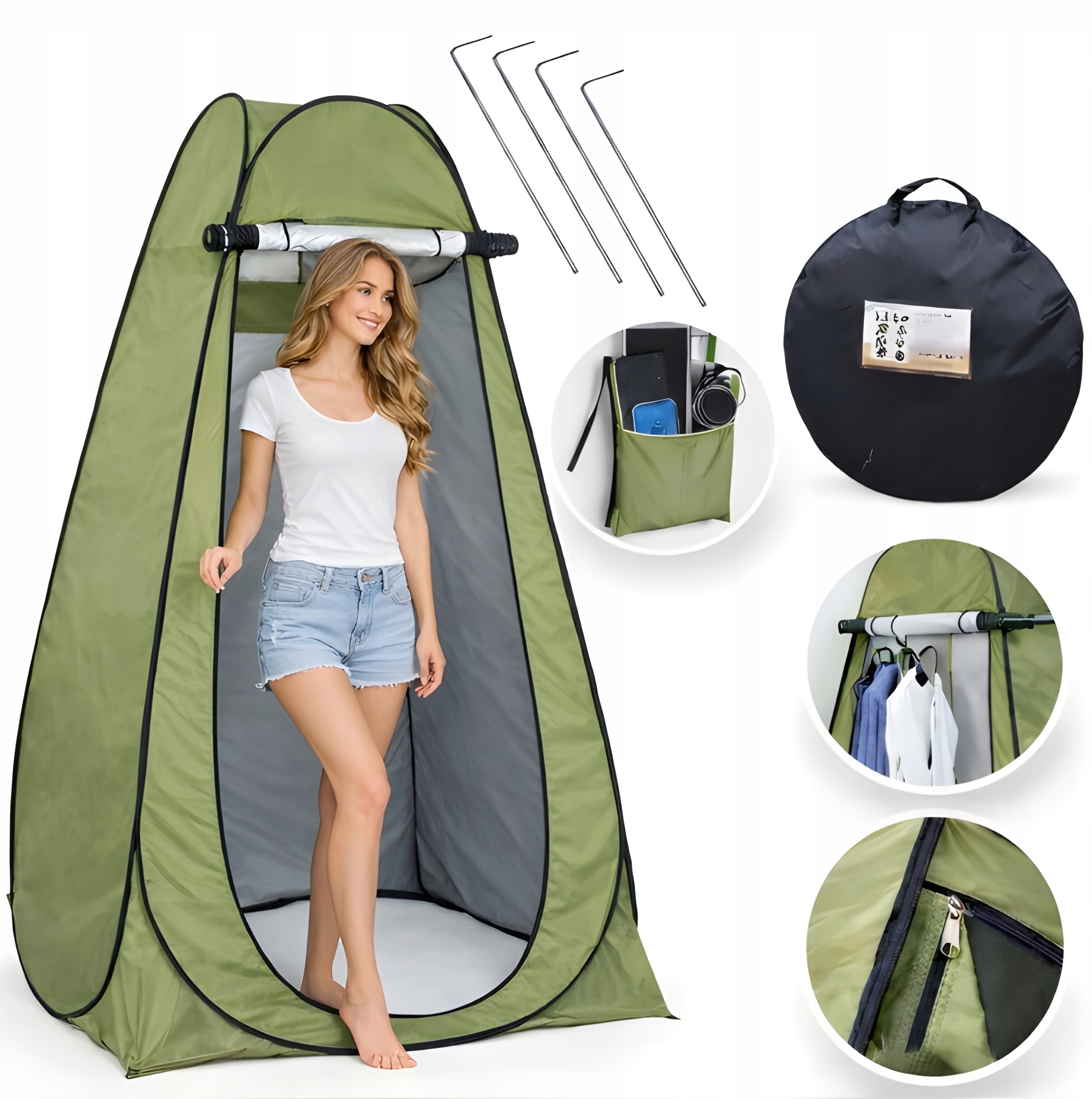 Namiot Składany Na Plażę Przebieralnia Prysznic Toaleta Wc Turystyczny