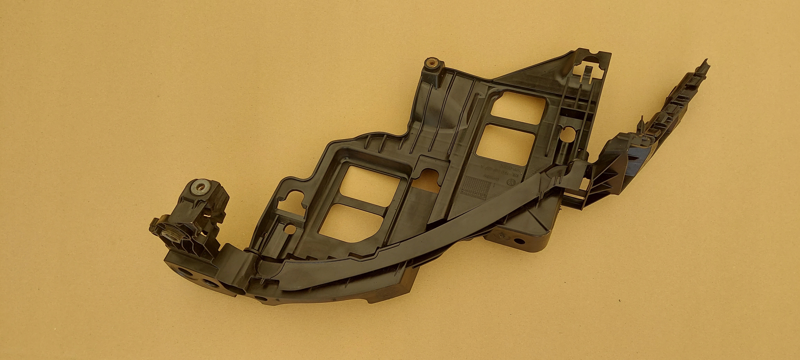 bumper bracket left +cover lights VW GOLF VI 6 original 5K0807889