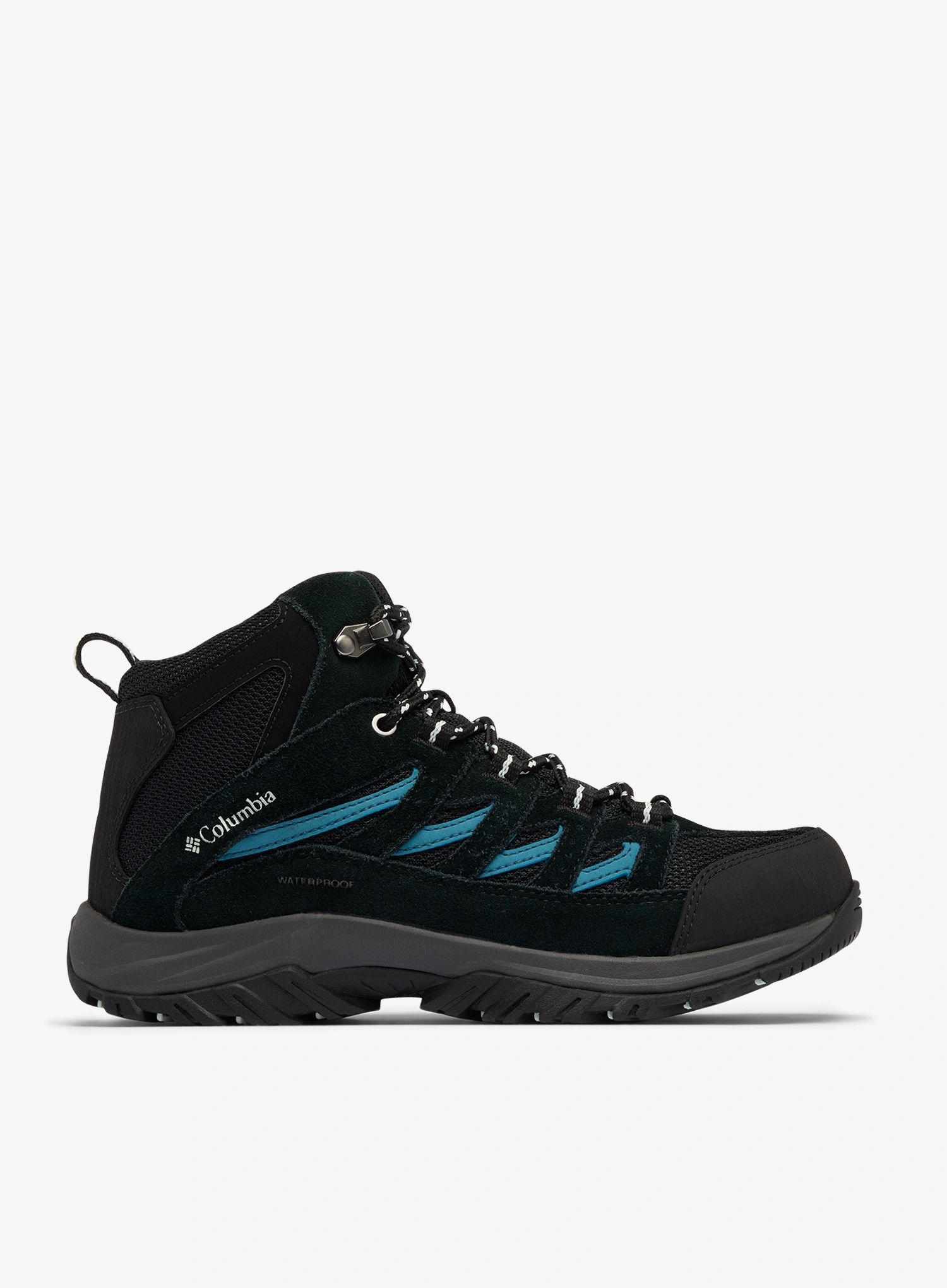 Dámské turistické boty Columbia Crestwood Mid Waterproof černá/modrá 37,5