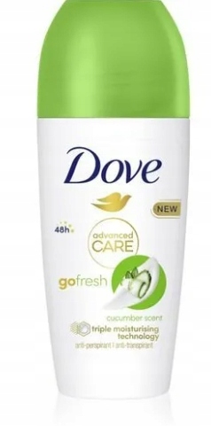 Dove Advanced Care Go Fresh Antiperspirant Cucumber, kuličkový deodorant,