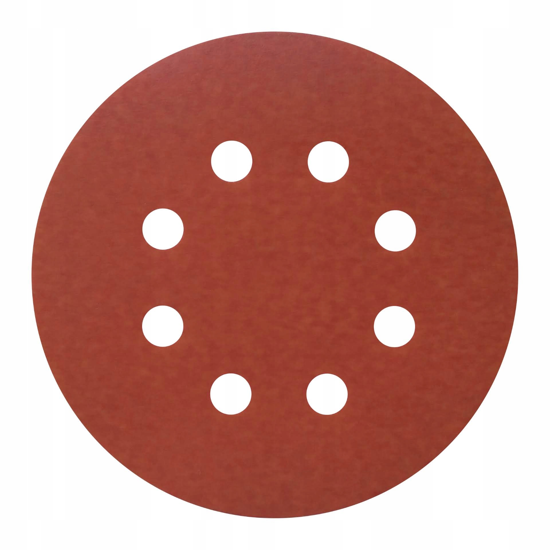 

Indasa Red Krążki Ścierne Rzep 125mm 8H P320 10x