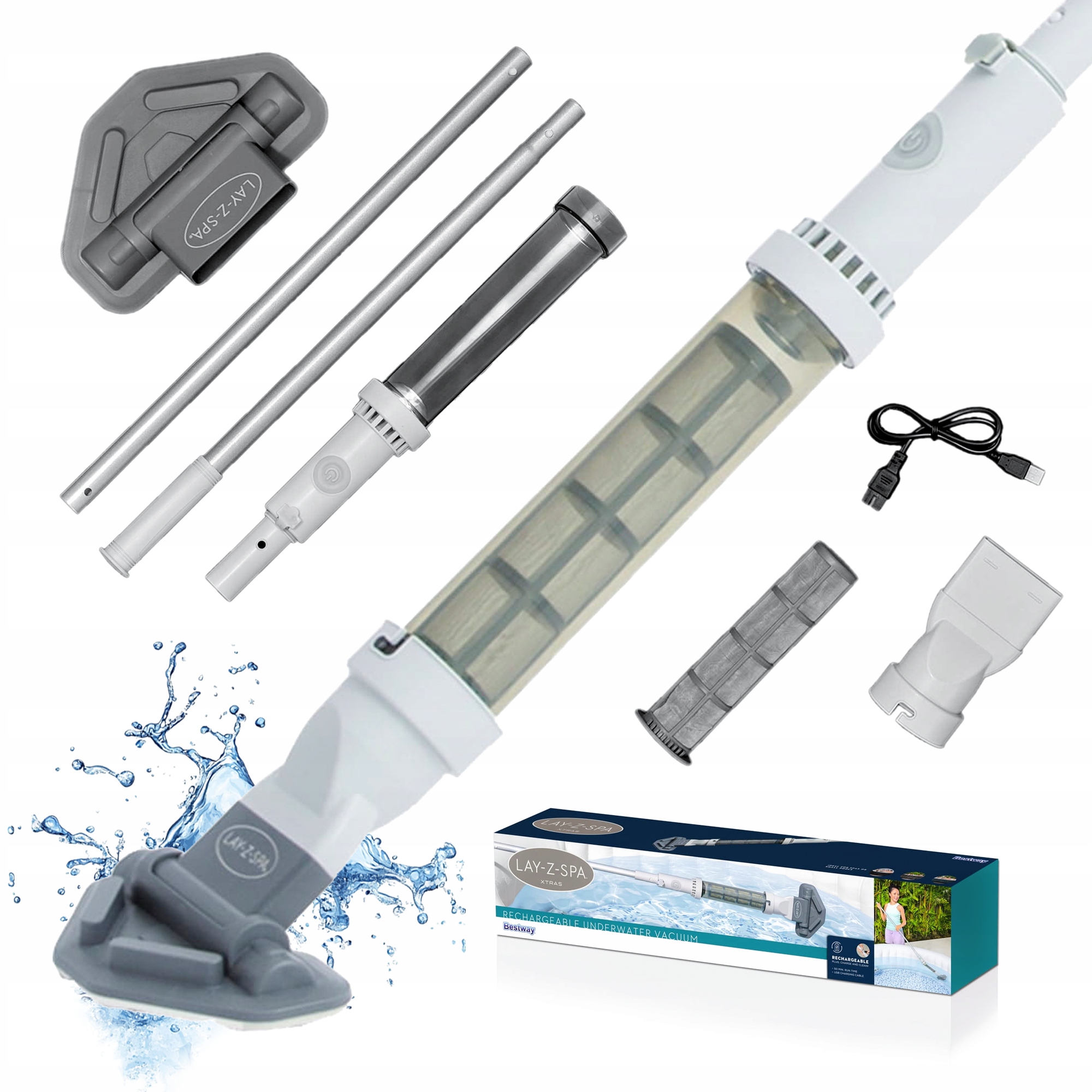 Bestway 60327 bezdrátový Vysavač do bazénu a vířivky