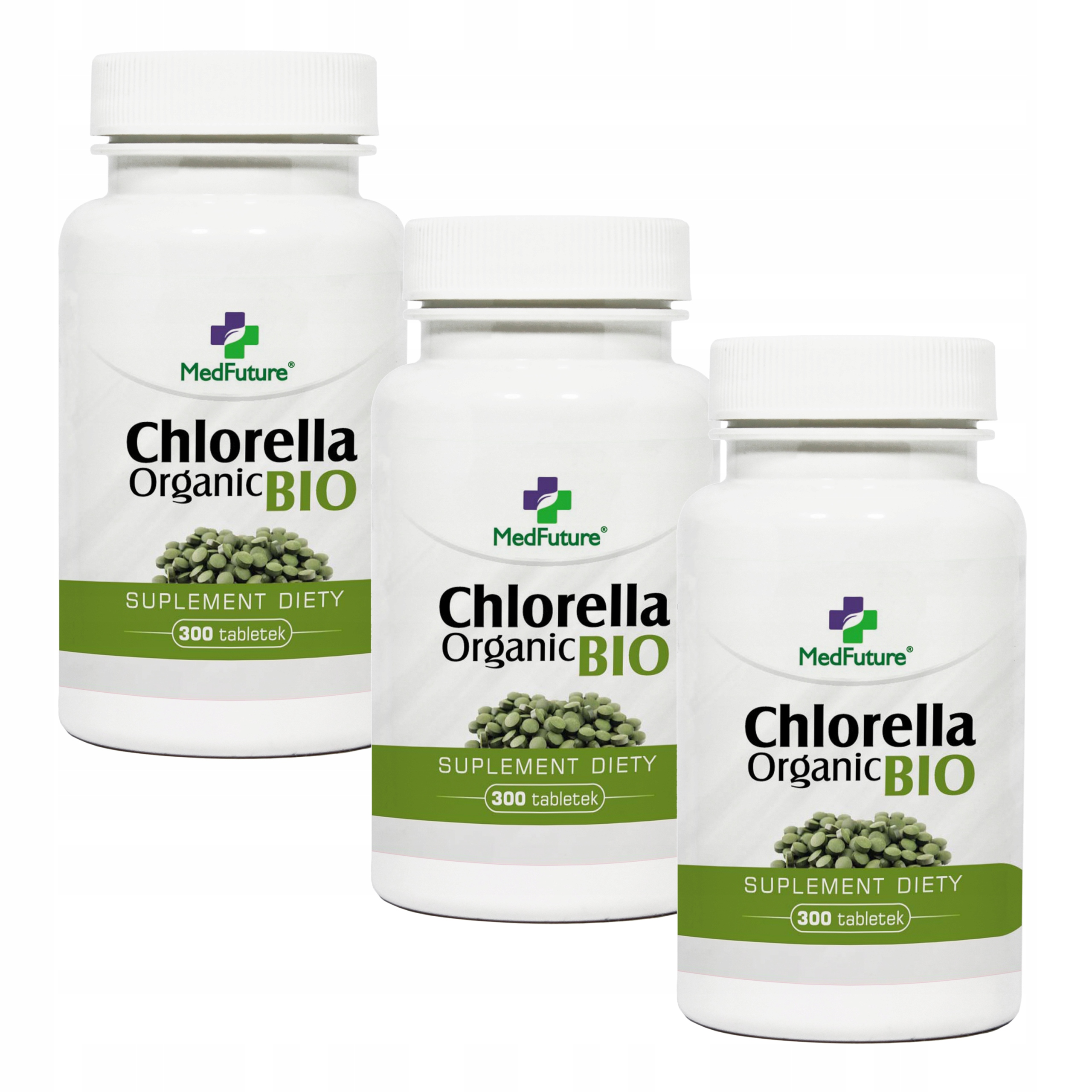 CHLORELLA ORGANIC Bio 3x300tab очищаючий набір