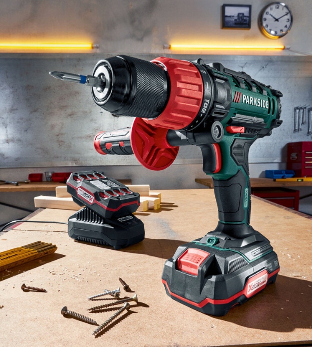 AKUMULATOROWA WIERTARKO-WKRĘTARKA PARKSIDE UDAR EAN (GTIN) 4334036007525