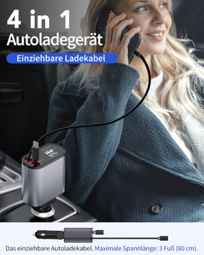 AIMTEL 66W USB C Car Charger Fast Charging iPhone Galaxy Pixel — miniatura 7