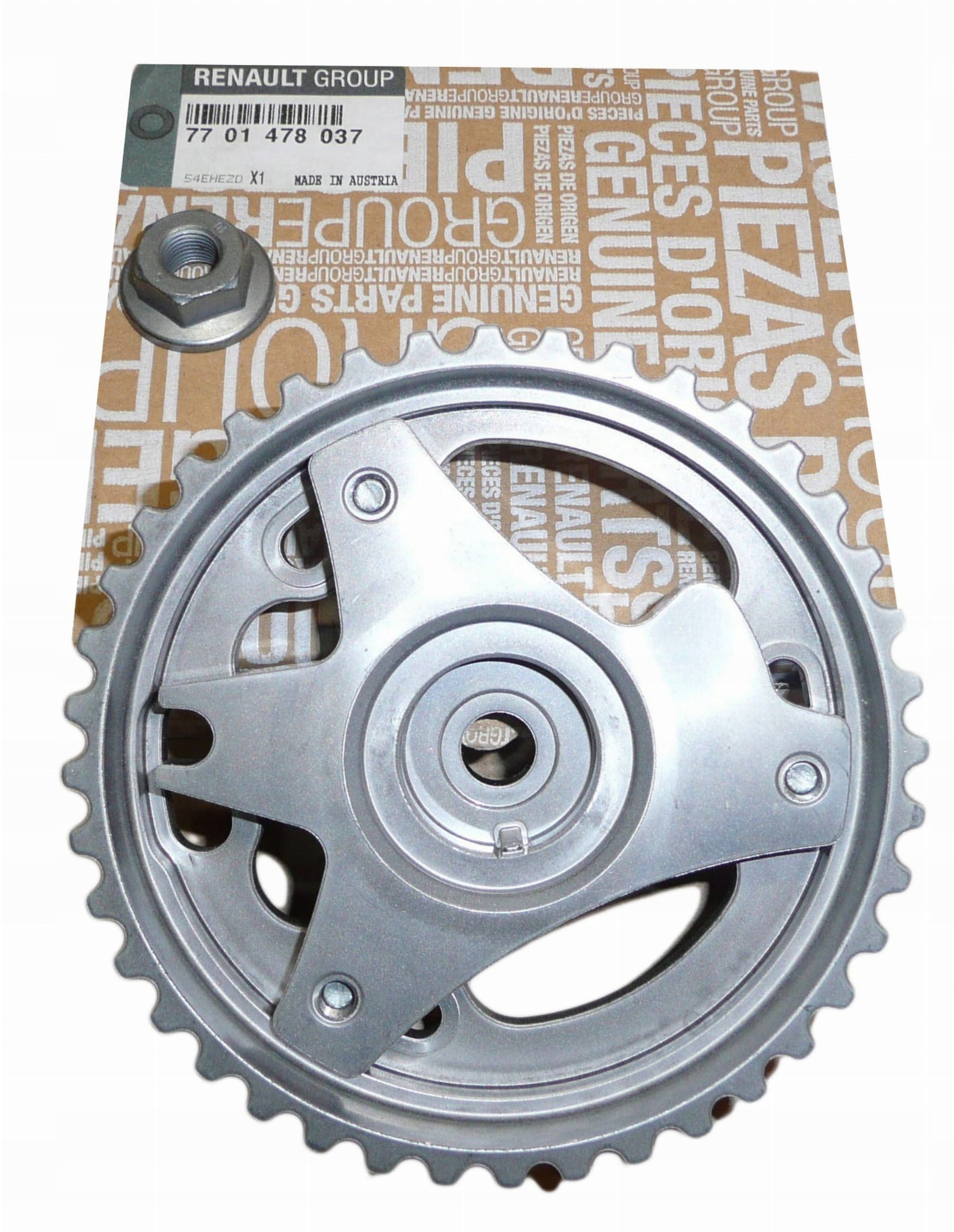 7701478037 - КОЛЕСО РАСПРЕДЕЛИТЕЛЬНОГО ВАЛА KANGOO MEGANE III 1.5 DCI OE