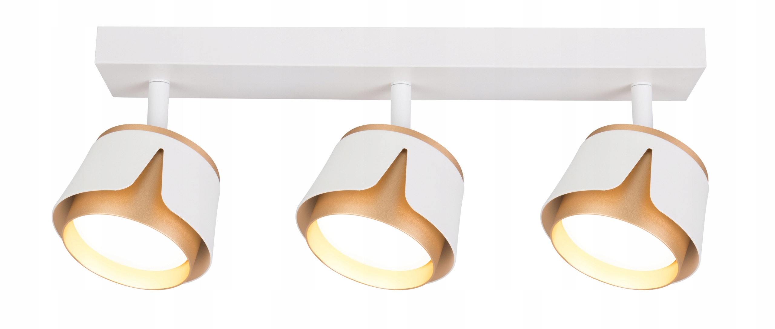 Závěsné stropní svítidlo spotová pohyblivá tuba bílo-zlatá Zuo 3 GX53 Led