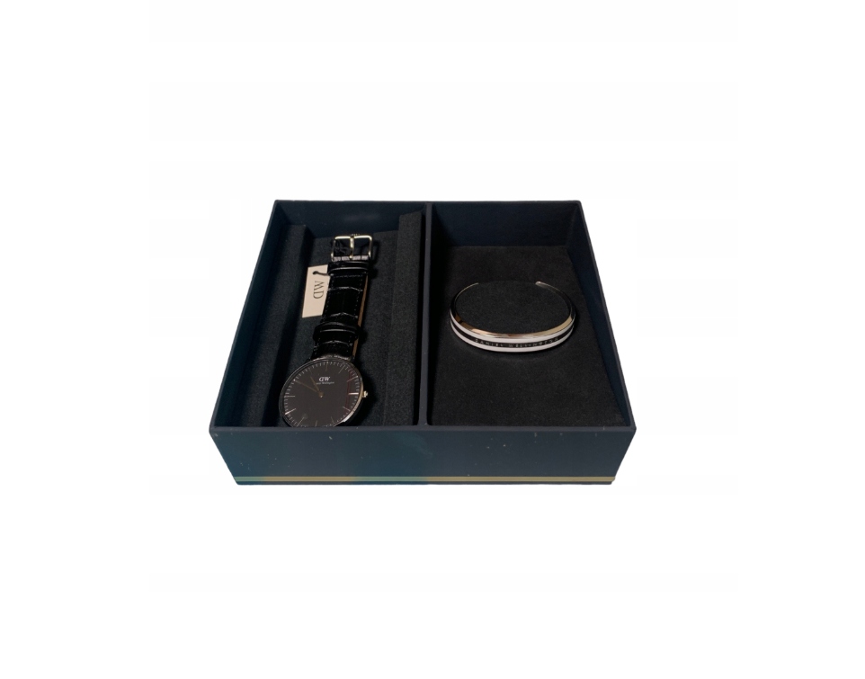 Daniel Wellington hodinky a náramek DW00500932 dárková sada 36 mm