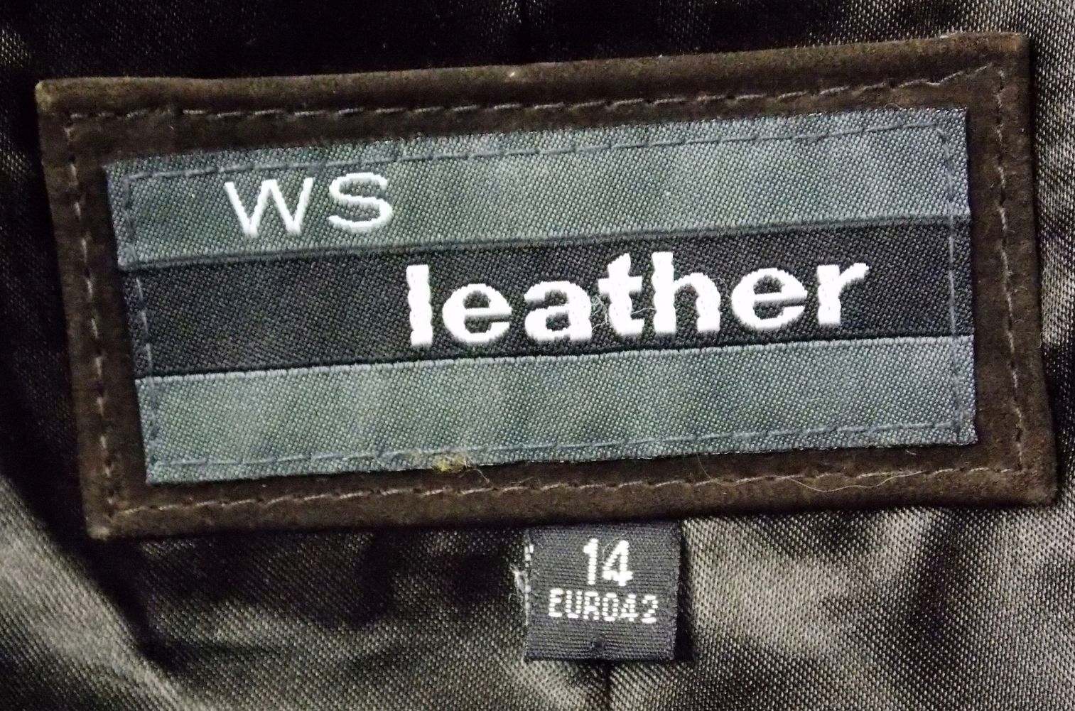 WS LEATER PORZĄDNY PŁASZCZ SKÓRZANY SKORA 42 Wypełnienie nie dotyczy