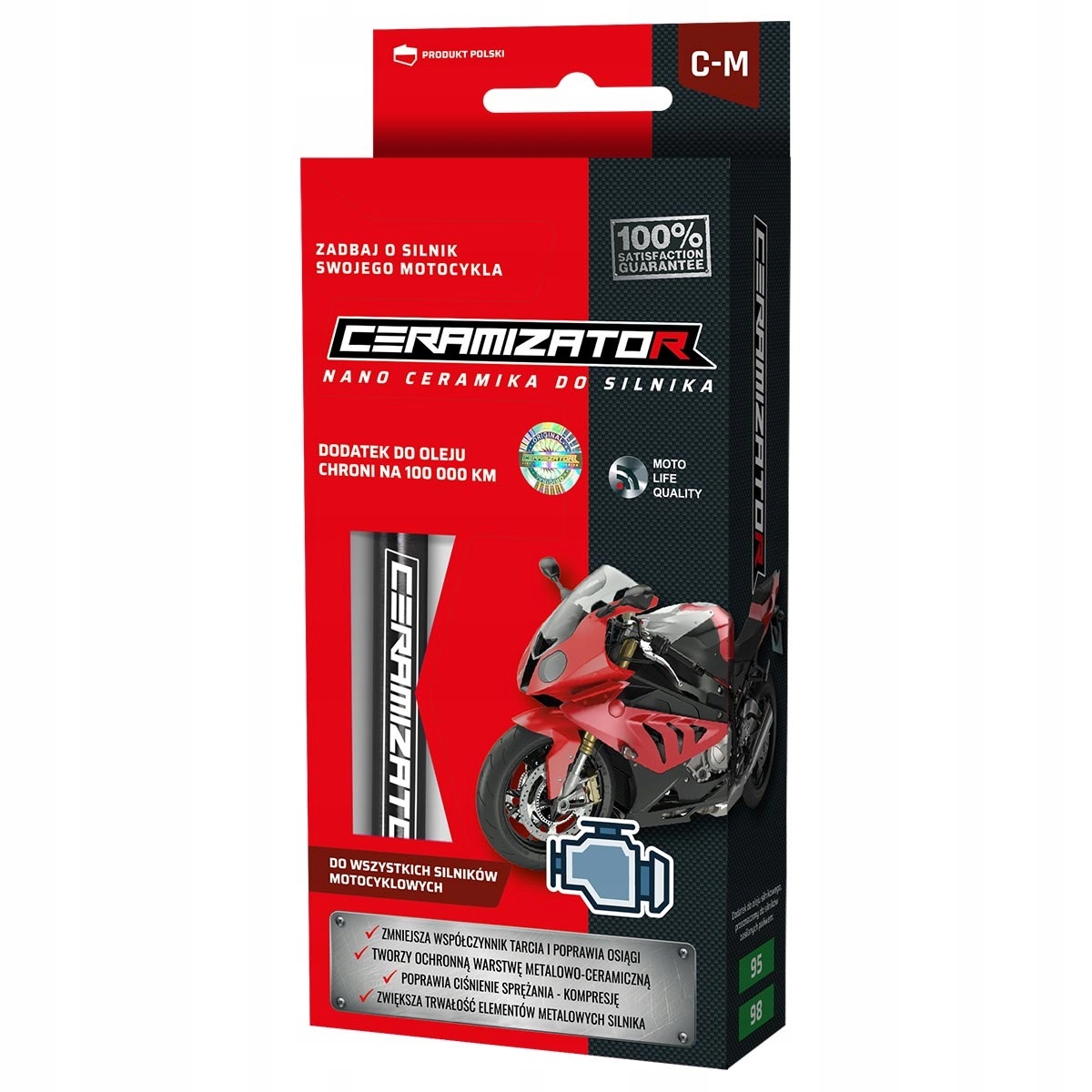 

Ceramizator C-M Nano ochrona do motocykla