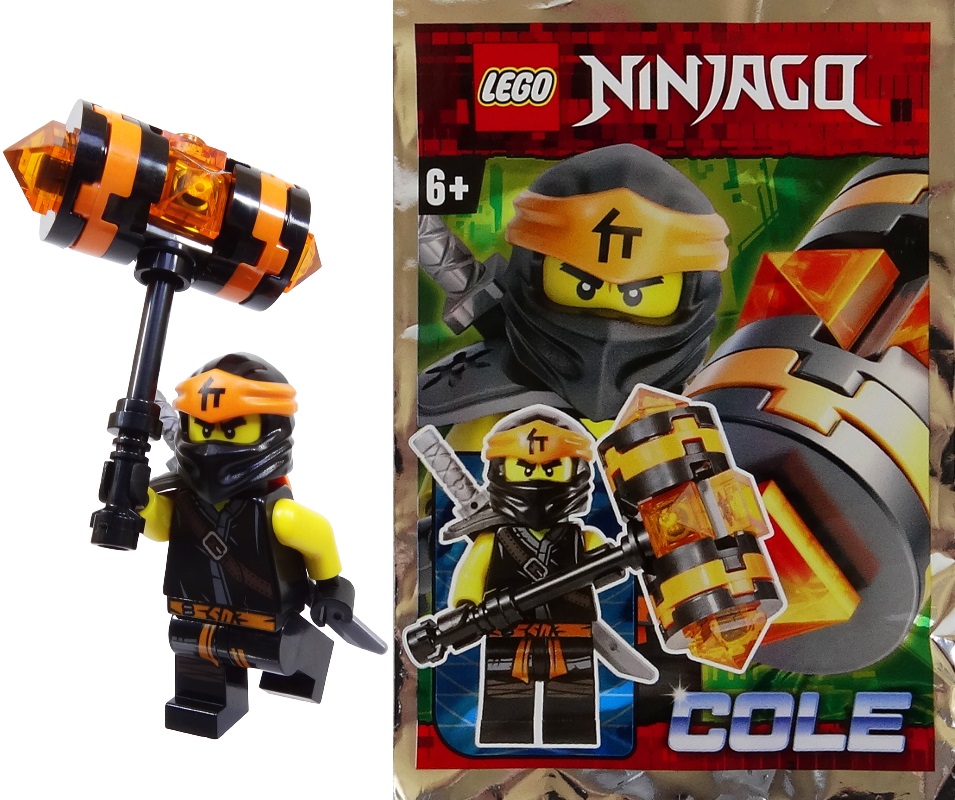

Lego Ninjago Figurka Ninja Cole Nowa Saszetka