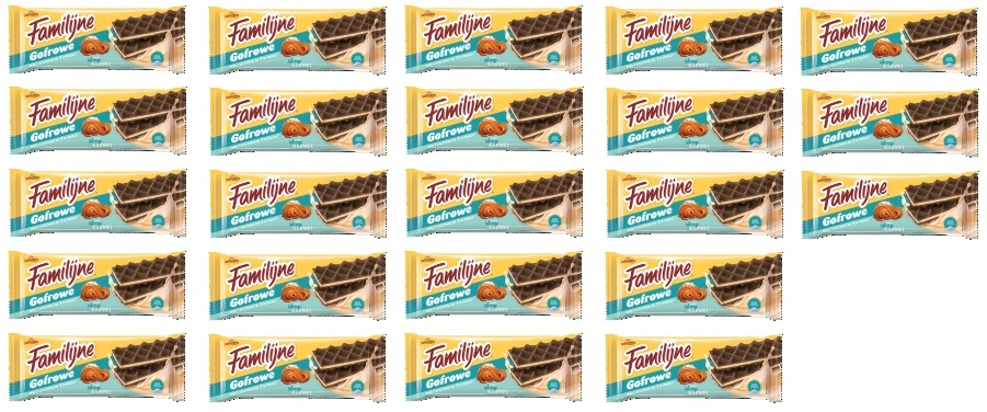 Levně 23 x 140 g Jutrzenka Rodinné vaflové oplatky s příchutí slaný karamel Karton