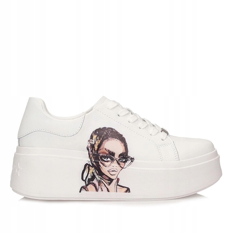 Módní polobotky na platformě Filippo DP6207/25 Wh