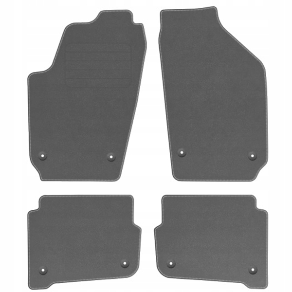 Seat Cordoba 02-09 Velurové koberce Comfort Šedé