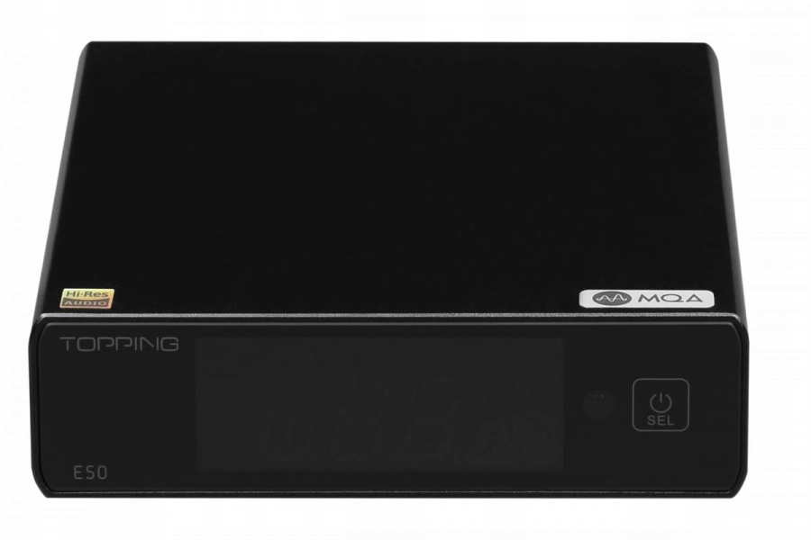 Topping E50 (Čierny) Ess ES9068AS Xmos XU216 DSD512 Mqa