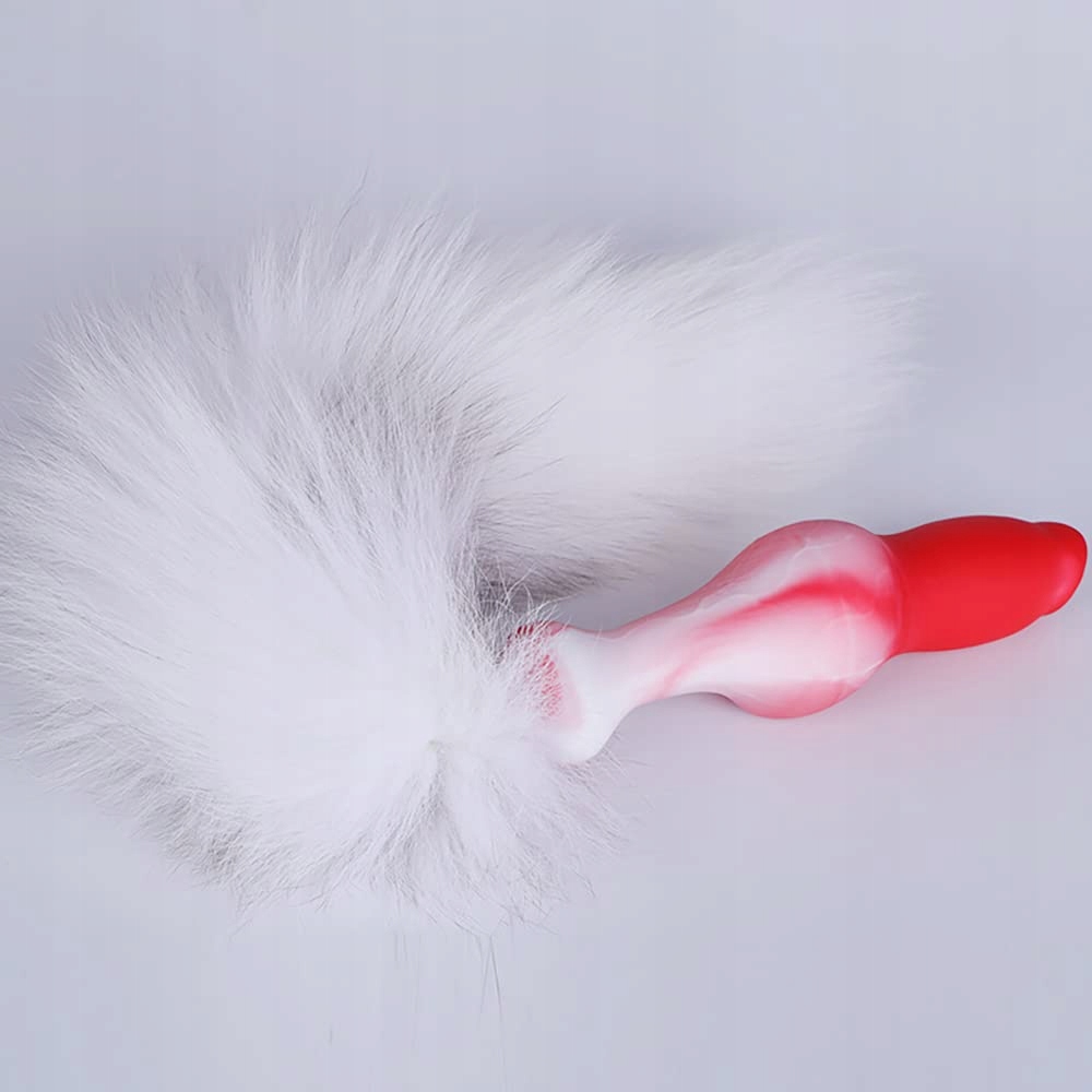 JIXAXE Realistyczny Dildo Wilczy z Ogonem Analnym Zestaw Dla Kobiet Cosplay — miniatura 6