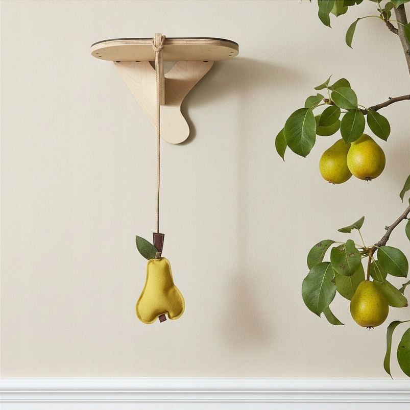 Levně Pražská Hračka pro kočky odolná závěsná na škrabadlo Gruszka Bimbam