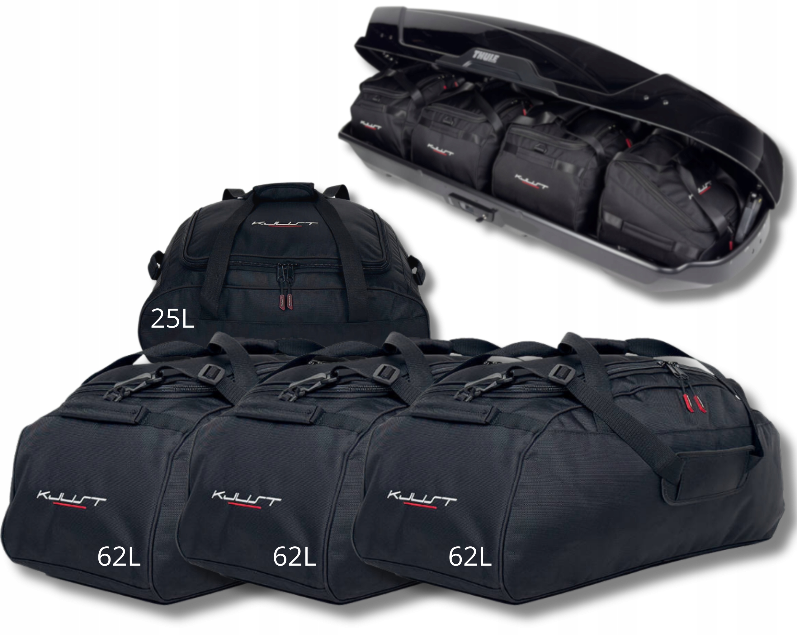 Sada tašiek Kjust do strešného boxu Thule Motion Xt Sport, 4 ks