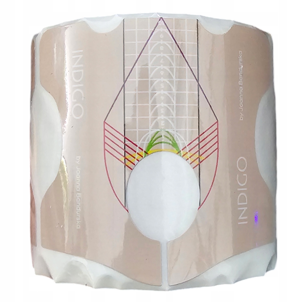 Indigo Bandurská forma – šablony na prodlužování nehtů 200 ks