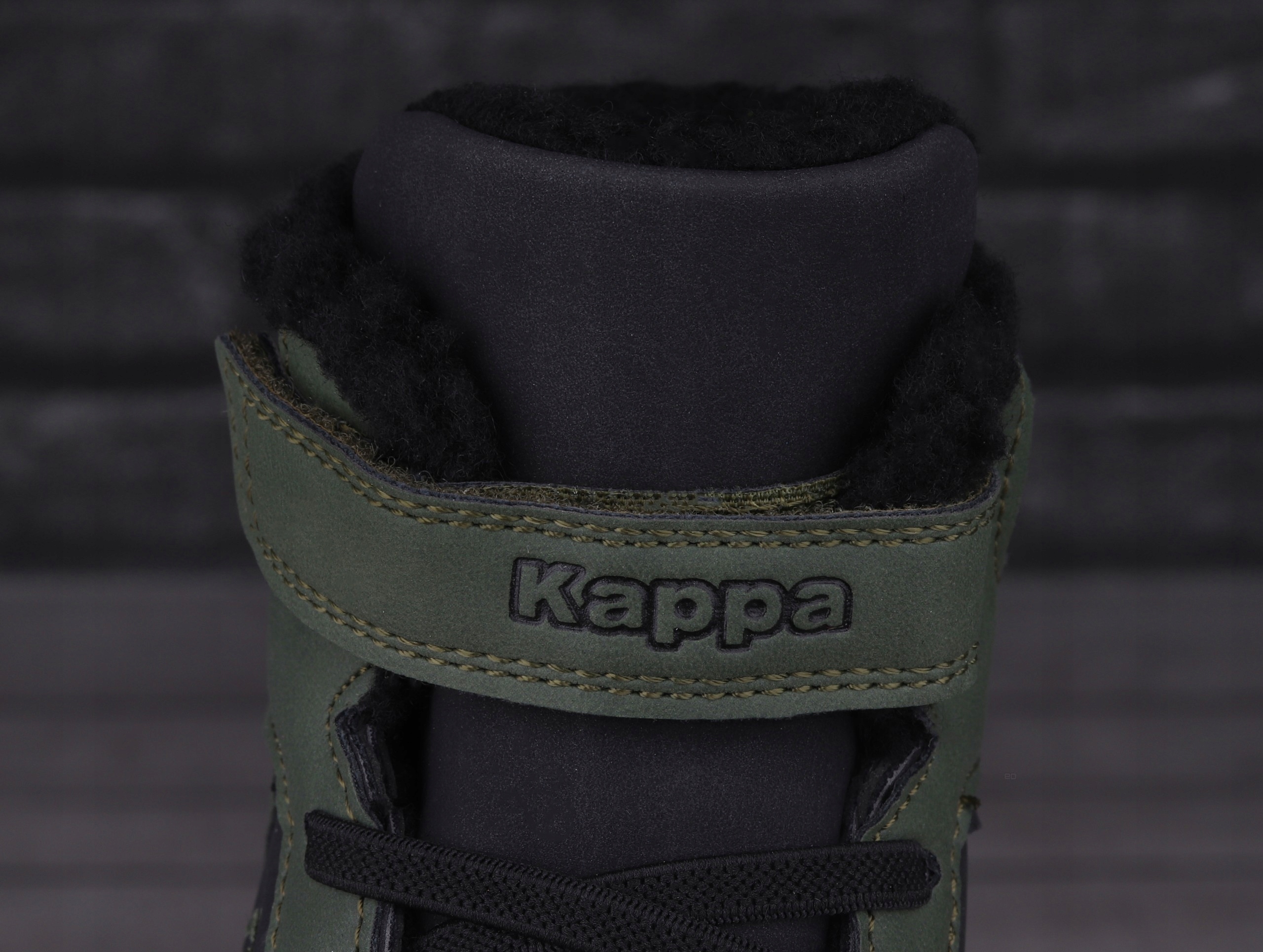 Buty zimowe dziecięce Kappa LINEUP FUR K Army/Black Ocieplane Futerko Kolor wielokolorowy