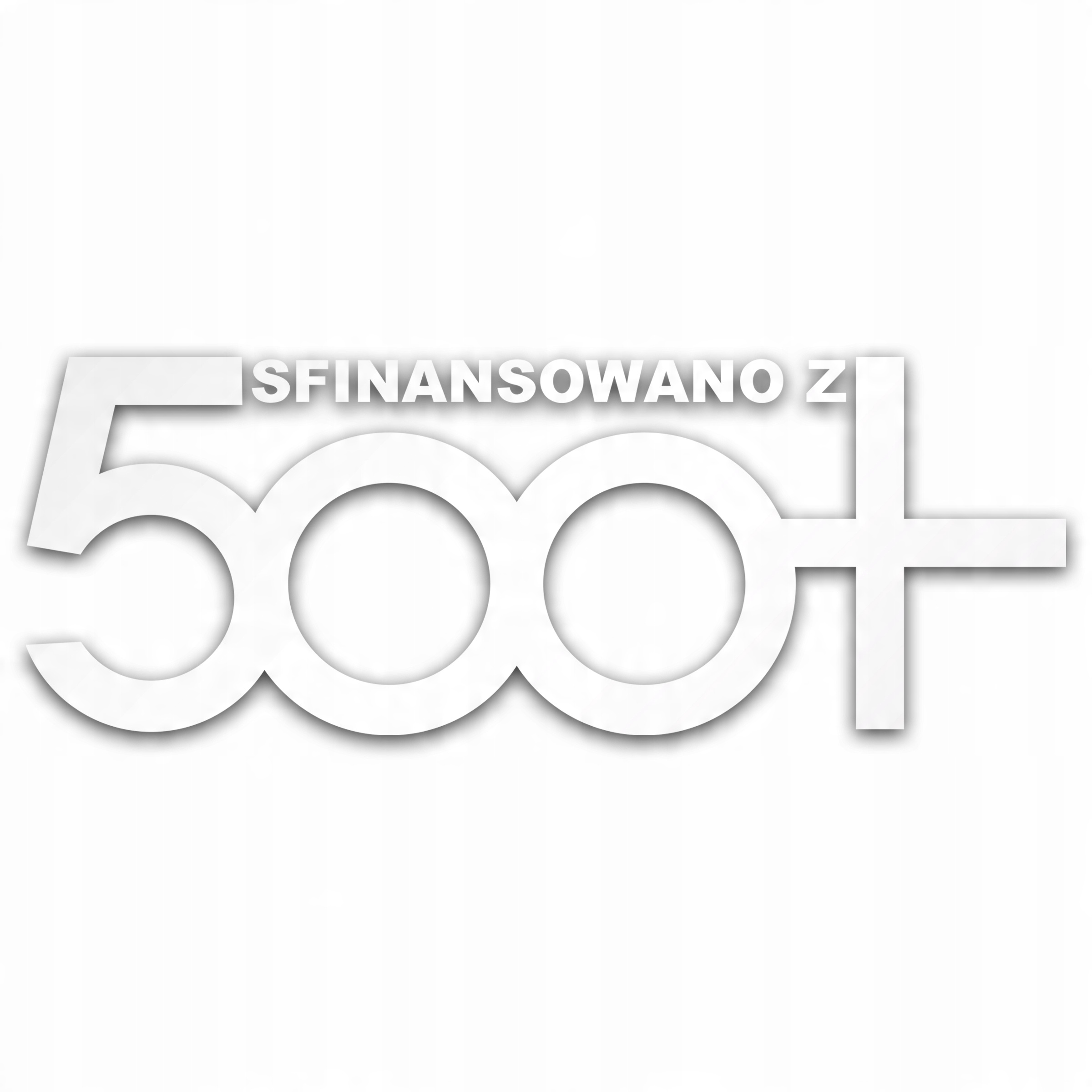 

Odblaskowa Naklejka Sfinansowano Z Programu 500+