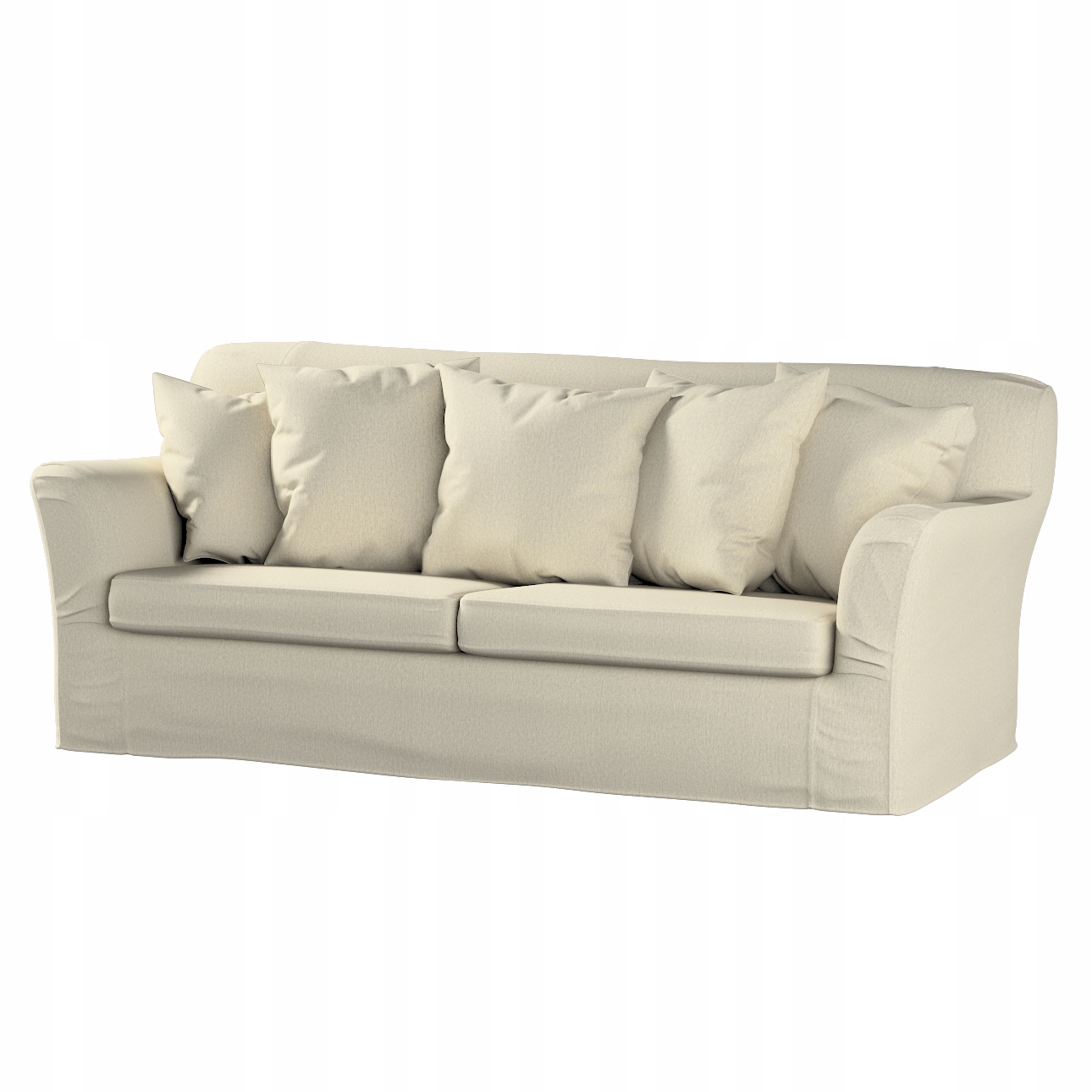 Dekoria potah na rozkládací pohovku Tomelilla pro 3 osoby Ikea, hnědý