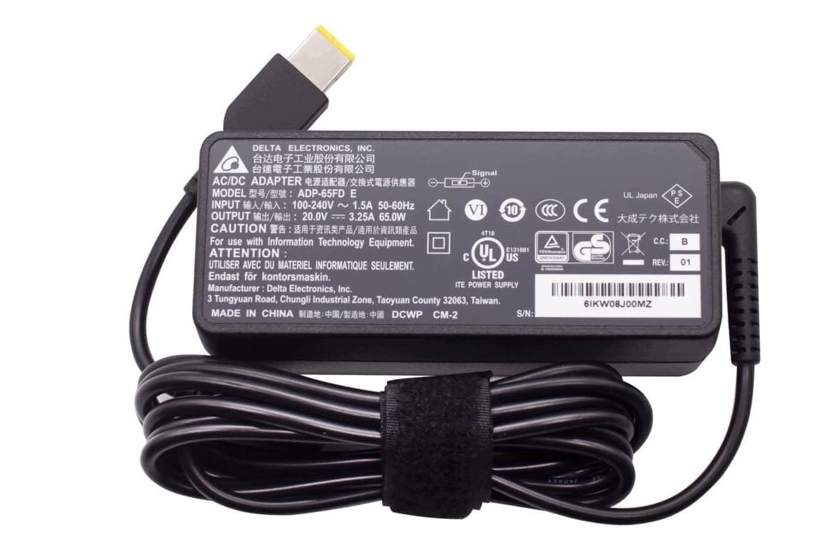 65W Delta napájecí adaptér Lenovo ThinkPad X240 20V 3.25A Usb konektor obdélníkový