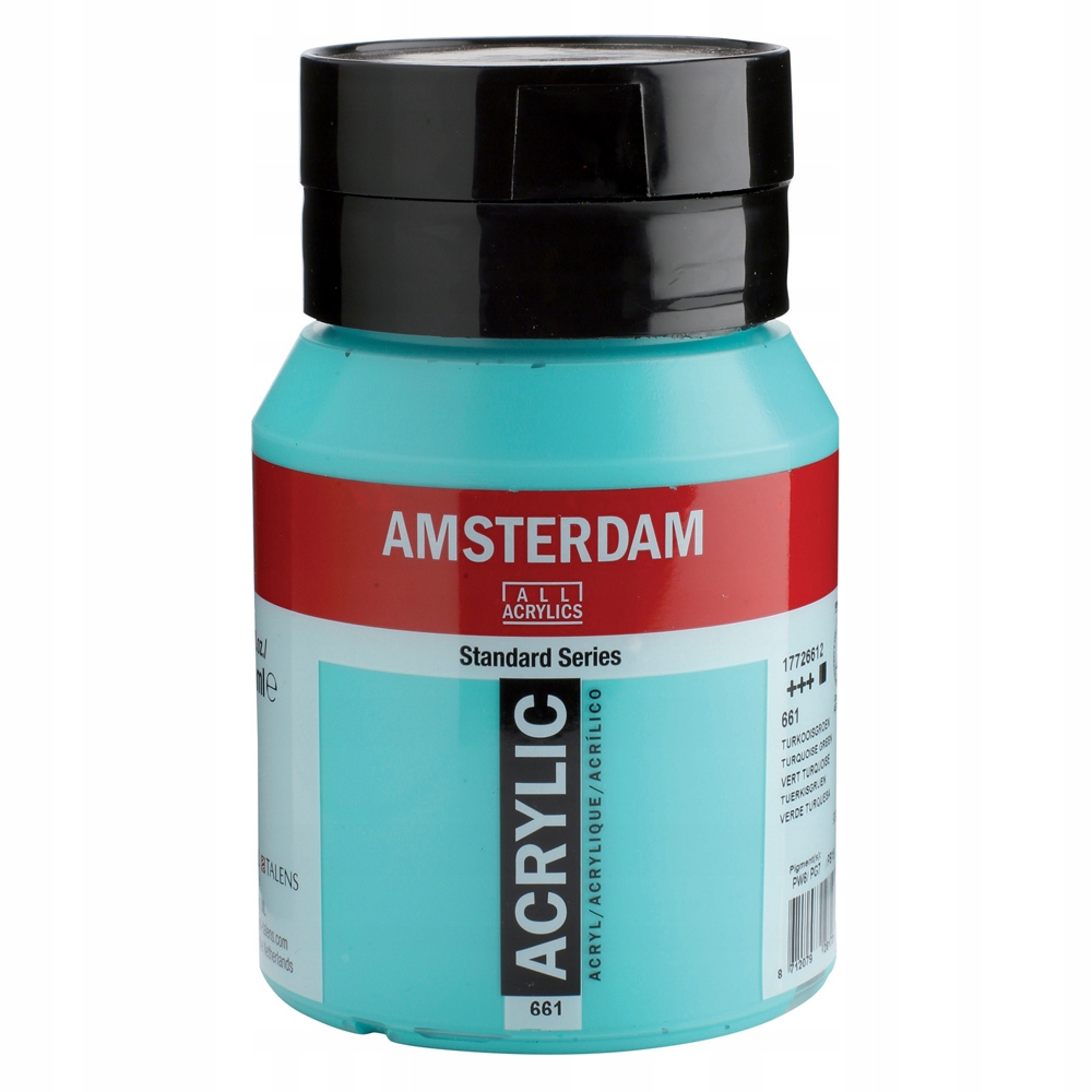 Talens Amsterdam barva akryl 500ml 661 turquo grn