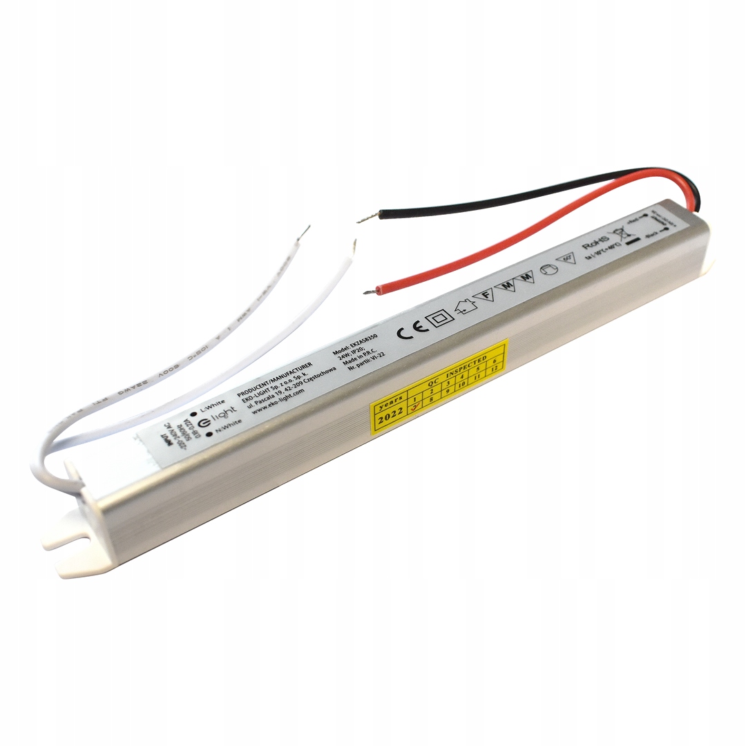 Zasilacz Led Slim 24W IP20 EKZAS8350 Eko-light