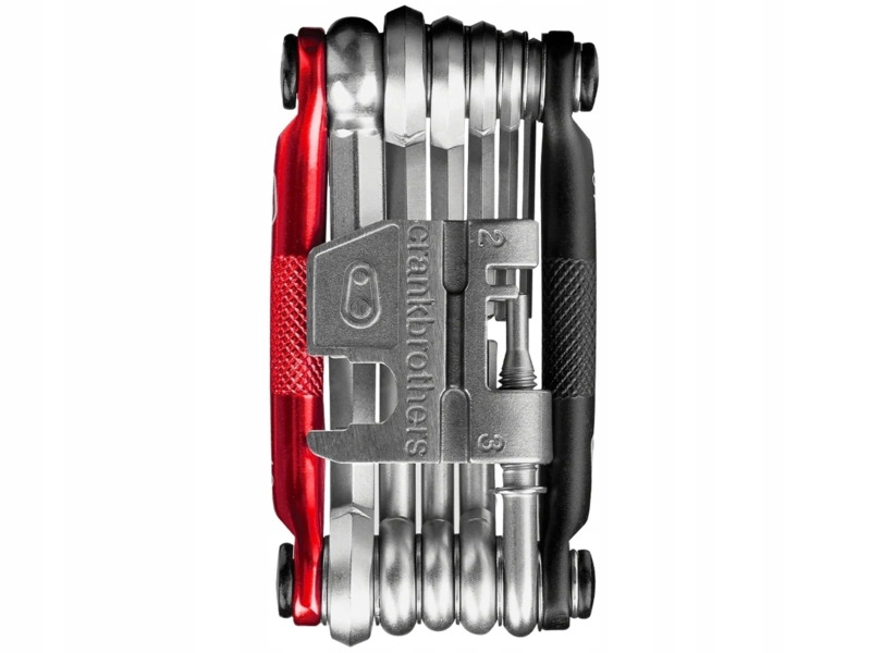 Klucz rowerowy Crankbrothers M17 Czarno-czerwony 17 funkcji