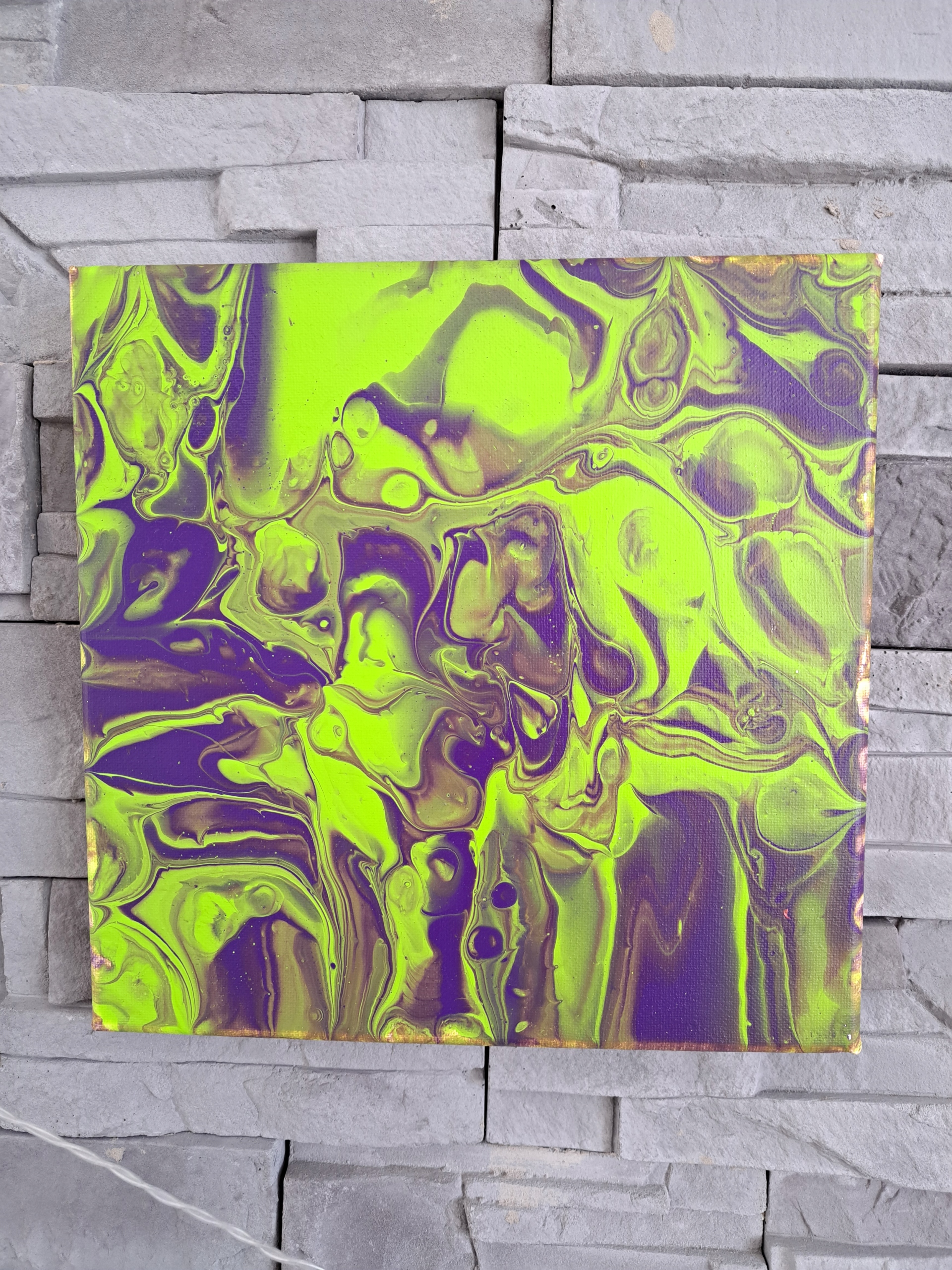 Unikátní obraz ručně malovaný autorský pouring 25/25