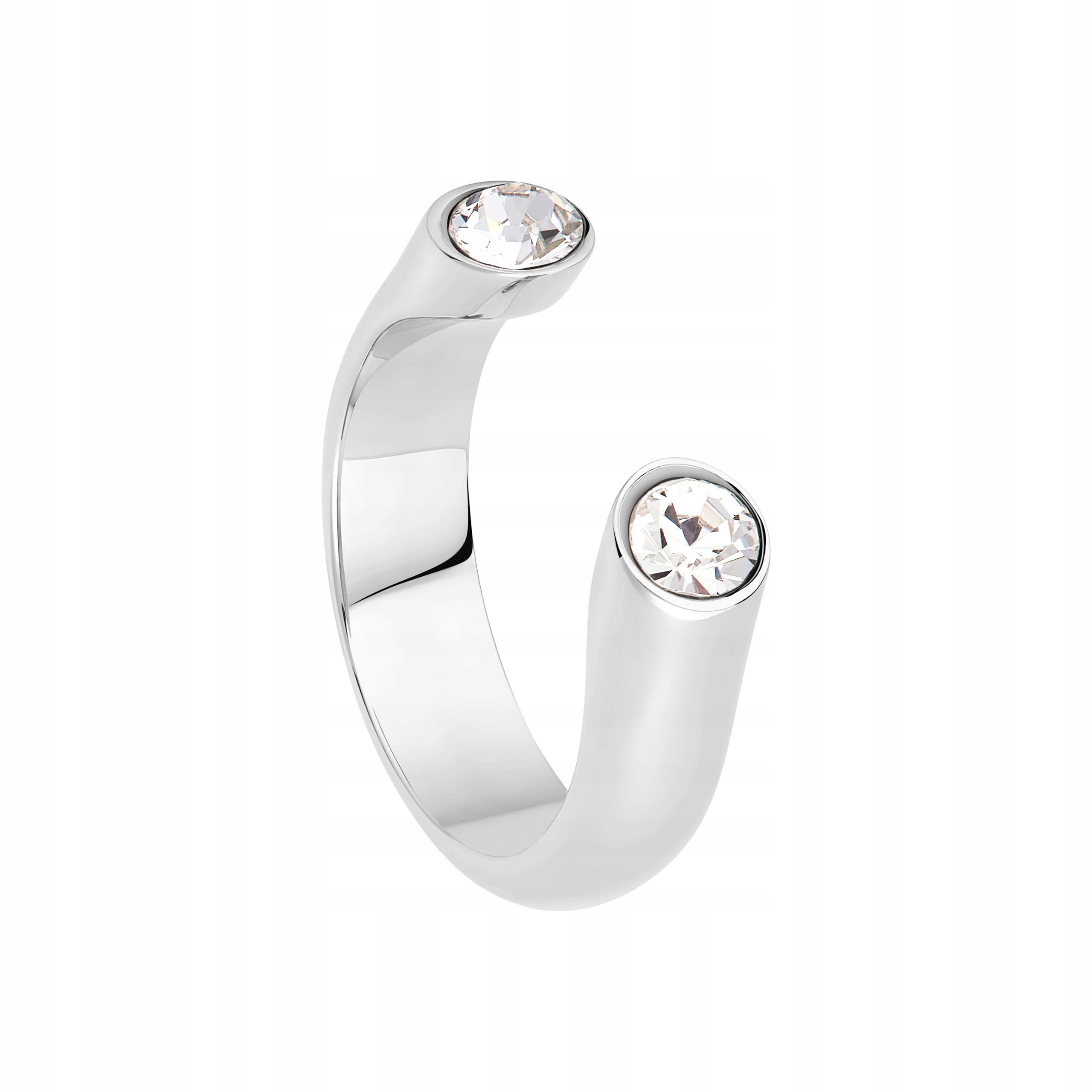 Otevřený Prstýnek Prsten s křišťálem Magnetická Ocel