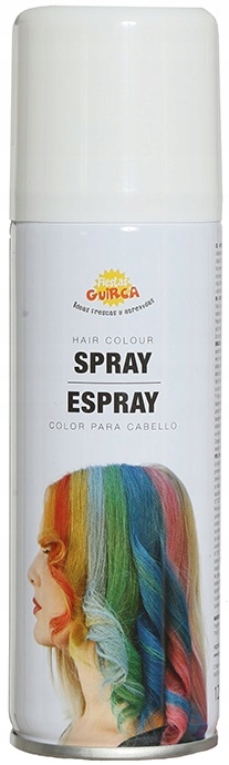 

Zmywalna Farba do Włosów Spray Lakier Biała 125ml
