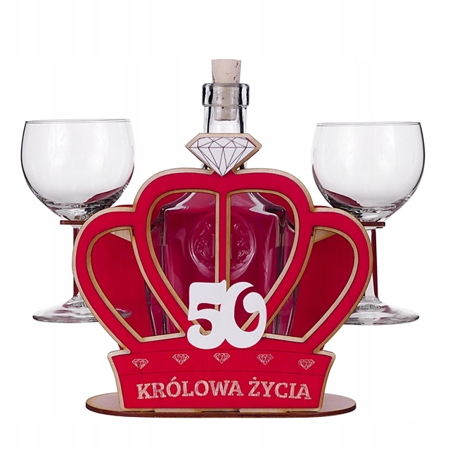 Karafa Koruna Kráľovná života k 50 narodeninám